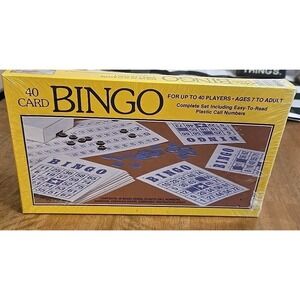 VINTAGE BINGO 40 card GAME 1981 Whitman NEW BOX SEALED Whitman Ages 7 - Adult